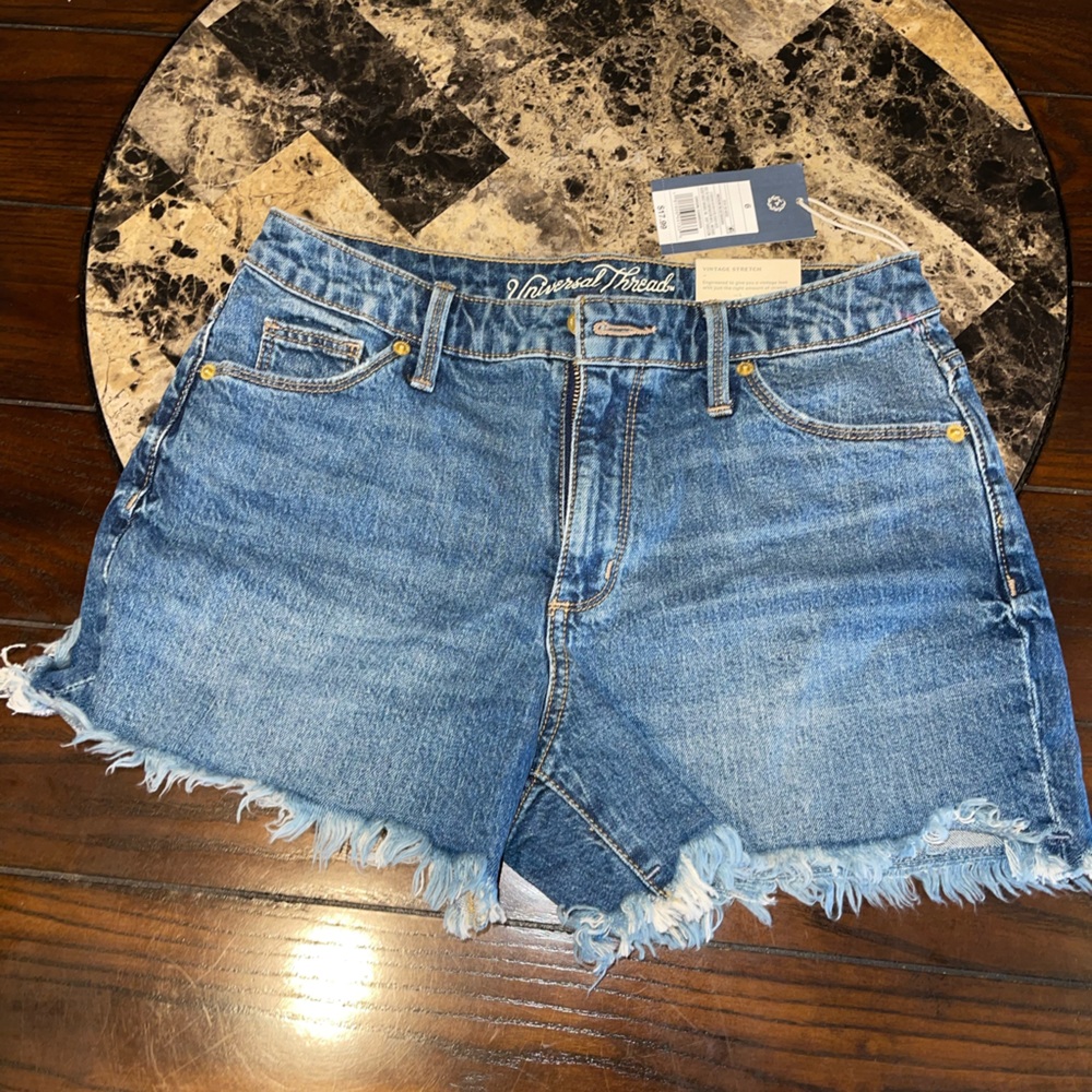 Target Brand High Waist Denim Shorts